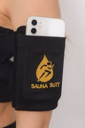 SAUNA SUIT Yürüyüş Koşu Spor Bandı Tüm Telefonlara Uyumlu - 2