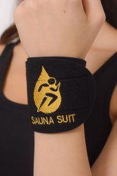SAUNA SUIT Unısex Ayarlanabilir Cırtlı Spor Egitimi Egzersizleri Ve Agri Önleyici Bilek Bandi - 4