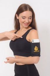 SAUNA SUIT Yürüyüş Koşu Spor Bandı Tüm Telefonlara Uyumlu - 6