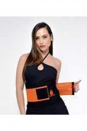 SAUNA SUIT Unisex 100 Orijinal Korse Bel Göbek Basen Zayıflama Terleme Termal Kemer Incetici Korseyky - 6