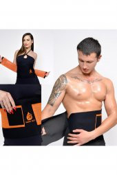 SAUNA SUIT Kadın-erkek 100 Orijinal Korse Bel Göbek Basen Zayıflama Terleme Termal Kemer Incetici Korseyky - 1