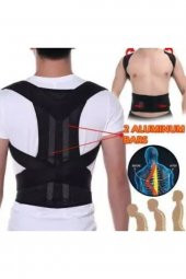 REYNEV Unisex Balenli Dik Durmayı Sağlayan Sırt Bel Korsesi Kamburluk Önleyici Dik Duruş Korsesi - 2