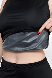 SAUNA SUIT Unisex 100 Orijinal Sauna Atlet Ve Tayt Alt Üst Termal Korse Takımla Terle Zayıfla Incelyky - 6