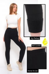 SAUNA SUIT Kadın Erkek Terletmeyen Kışlık Konforlu Sıcak Tutan Termal Likralı Tayt Yüksek Bel - 5