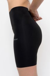 SAUNA SUIT Yüksek Bel Göğüs Altı ve Diz Üst Bacak Toparlayıcı Lazer Kesim Paçalı Sıkılaştırıcı - 4