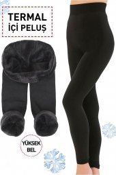 SAUNA SUIT Kışlık Terletmeyen Yünlü Termal Unisex İçi Tayt - 4