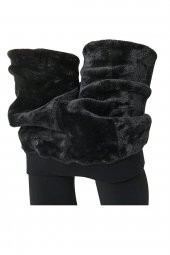 SAUNA SUIT Toparlayıcı Dayanıklı Günlük Kullanıma Uygun Kışlık Sıcak Tutan Unisex Orjinal Peluş Tayt - 4