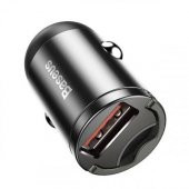Baseus USB Port Ultra Hızlı Mini 30W Araç Şarjı Araç Çakmaklık Şarjı Quick Şarj - 1