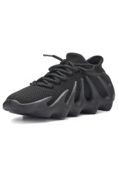 Günlük Kadın Sneaker Bağcıklı Streç Çorap Tırtıklı Taban Esnek Rahat Spor Ayakkabı TB-64 - 4