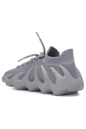 Günlük Kadın Sneaker Bağcıklı Streç Çorap Tırtıklı Taban Esnek Rahat Spor Ayakkabı TB-64 - 9