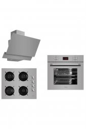 Ferre FARA Gri Cam Ankastre Set 8008 G 2140 Ce D031 Fara 8008 - 1