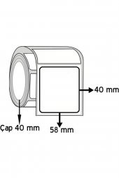 Alp Etiket 10 Ad 40x58 Mm 500 Sarım Terazi Etiketi 1.kalite - 1