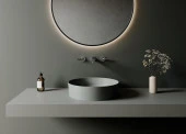 Creavit Loop Ø 45 cm Set Üstü Çanak Lavabo COOLGREY LP145 - 2