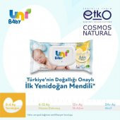 Uni Baby Islak Mendil Yenidoğan 18'li 40*18 720 Yaprak - 2