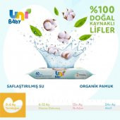 Uni Baby Islak Mendil Yenidoğan 18'li 40*18 720 Yaprak - 3