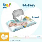 Uni Baby Islak Mendil Yenidoğan 18'li 40*18 720 Yaprak - 4