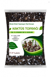 3 Litre Kaktüs Toprağı - Böcek Sinek Yapmayan Toprak 3litre - 1