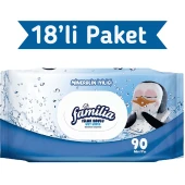 Famila Mineralin İyiliği Islak Havlu Mendil 90x18 1620 Yaprak - 1