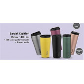 RELAX 400 ML SEYAHAT TERMOSU MUG BARD - 1