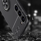 Galaxy S23 Kılıf Zore Ravel Yüzüklü Silikon Kılıf thumbnail 7