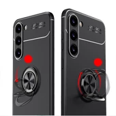 Galaxy S23 Kılıf Zore Ravel Yüzüklü Silikon Kılıf thumbnail 9