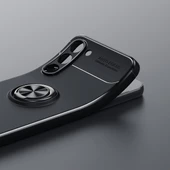 Galaxy S23 Kılıf Zore Ravel Yüzüklü Silikon Kılıf thumbnail 8