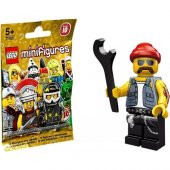 Lego 71001 Minifigür Seri 10 - 16 Motorcycle Mechanic - 1