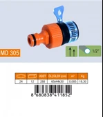 3/4 MUSLUK BAGLANTI ADAPTÖRÜ KELEPÇELİ MD305 - 1