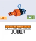 1/2 MUSLUK BAGLANTI ADAPTÖRÜ KELEPÇELİ MD304 - 1