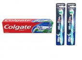 Diş Macunu 100 ml Üçlü Etki  1 Adet + Difaş Oralcare Diş Fırçası 2 Adet - 1
