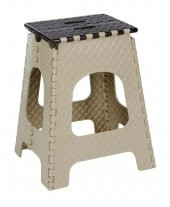 Tabure Katlanır Dantel Kahverengi Plastik - 1