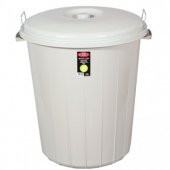 Çöp Kovası Battal Kilitli 50 Lt - 1