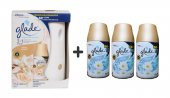 Glade Otomatik Sprey +  Ipeksi Vanilya  269  Ml +Temizliğin Ferahlığı  + 3 X 269  Ml - 1