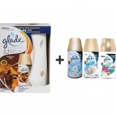 Glade Otomatik Sprey x Oryantal Oud x Temizliğin Ferahlığı x Temiz Çarşaf x Tropikal Floral 3x269Ml - 1