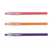 Pilot Frixion Ball Stick Roller Silinebilir Jel Kalem 0.7 mm Mercan-Turuncu-Mor - 1