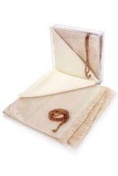 Ramazana Özel Set 15 - Seccade - Örtü - Tesbih - Kutulu thumbnail 1