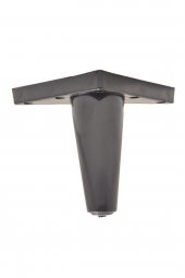 Sena Plastik Ayak Baza Ayağı Koltuk Kanepe Ayağı Puf-tv Ünitesi Ayağı 8 Adet 12 Cm Siyah - 1