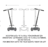 Cool Wheels Twist Işıklı Scooter Mavi - 3
