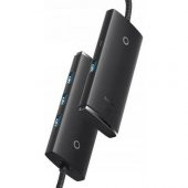 Baseus 4in1 USB Çoğaltıcı 4 Portlu USB To USB 3.0 Hub Adaptör Çoklayıcı 25CM 5gbps Iletim - 1