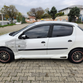 Peugeot 206 206+ 1998-2012 Uyumlu Mugen Cam Rüzgarlığı Seti Piano Black 4lü İthal - 10