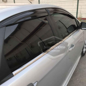 Ford Focus 2 - 2.5 Sedan 2004-2011 Uyumlu Mugen Cam Rüzgarlığı Seti Piano Black 4lü İthal - 8