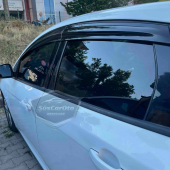 Ford Focus 3 - 3.5 Sedan 2011-2017 Uyumlu Mugen Cam Rüzgarlığı Seti Piano Black 4lü İthal - 2