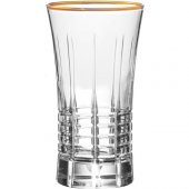 Kcd Helen Altın Kesme El Dekor Yaldızlı 6 Adet Desenli Su ve Meşrubat Bardak Takımı thumbnail 2