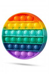 Pop It Push Bubble Fidget Özel Pop Duyusal Oyuncak Zihinsel Stres Oyunu Popit Gökkuşağı - 3
