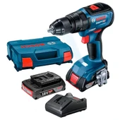 Bosch GSB 18v 50 Kömürsüz Akülü Darbeli Matkap 2x2Ah 06019H5100 - 1