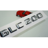 Benz GLC 200 Bagaj Krom Metal 3M 3D Yazı Logo thumbnail 1