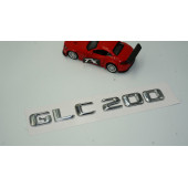 Benz GLC 200 Bagaj Krom Metal 3M 3D Yazı Logo thumbnail 2