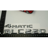 Benz GLC 220 4Matic Bagaj Krom Metal 3M 3D Yazı Logo thumbnail 4