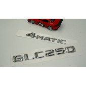 Benz GLC 250 4Matic Bagaj Krom Metal 3M 3D Yazı Logo - 2