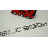 Benz GLC 300d Bagaj Krom Metal 3M 3D Yazı Logo thumbnail 3